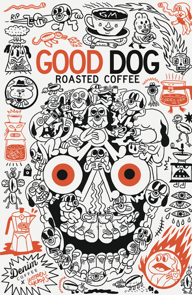 Good Dog Roasted Coffee by Wooden Cyclops – Denim Coffee
