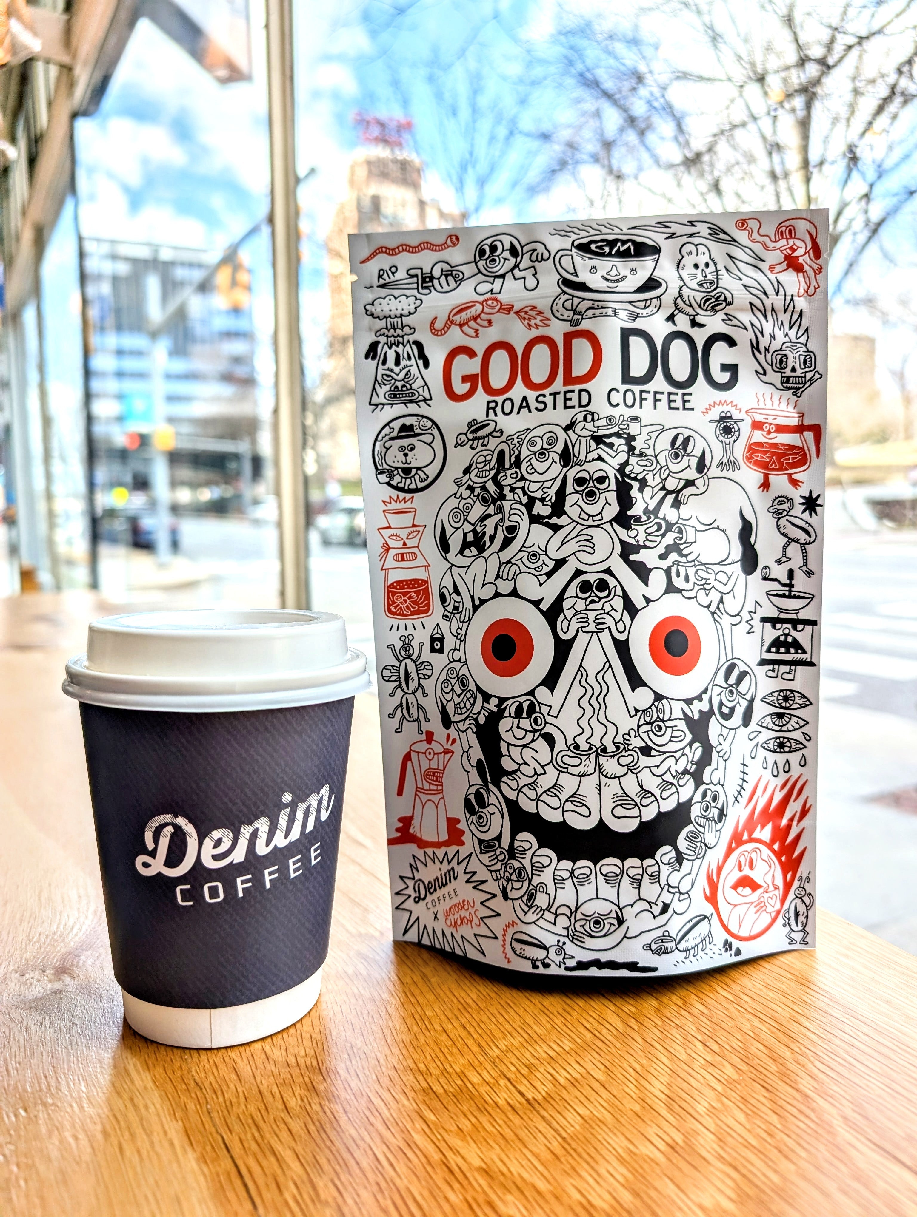 Good Dog Roasted Coffee by Wooden Cyclops – Denim Coffee