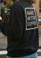 Denim Coffee Crewneck Sweatshirt